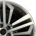 20" AUDI Q5 20 20x8 alloy 5 spoke triple spoke silver dark gray Original OEM - Side Profile
