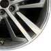 20" AUDI Q5 20 20x8 alloy 5 spoke triple spoke silver dark gray Original OEM - Close-Up Detail