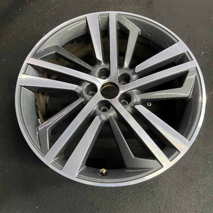 20" AUDI Q5 20 20x8 alloy 5 spoke triple spoke silver dark gray Original OEM - View 7