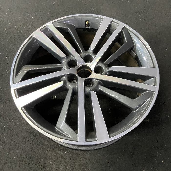 20" AUDI Q5 20 20x8 alloy 5 spoke triple spoke silver dark gray Original OEM - View 8