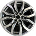 20" XT5 21-25 20x8, 12 spoke, machined face with black pockets Original OEM - Front View