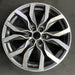 20" XT5 21-25 20x8, 12 spoke, machined face with black pockets Original OEM - Angle View