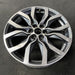 20" XT5 21-25 20x8, 12 spoke, machined face with black pockets Original OEM - Close-Up Detail