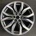 20" XT5 21-24 20x8 12 spoke machined face with black pockets opt Q6N Original - Front View