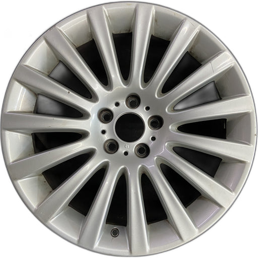 19" BMW 535i GT 10-17 19x8.5 , 15 spoke, flared end spoke Original OEM Wheel Rim - Front View