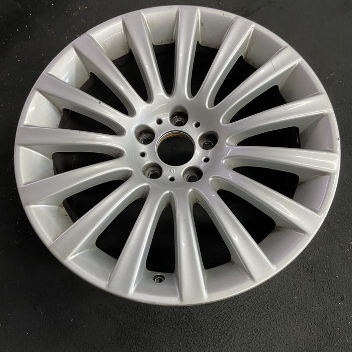 19" BMW 535i GT 10-17 19x8.5 , 15 spoke, flared end spoke Original OEM Wheel Rim - Side Profile