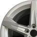 18" AUDI Q5 21 18x8 alloy star design Original OEM Wheel Rim - Angle View