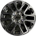 20" SEQUOIA 23-24 20x8 open spoke 6 spoke matte black Original OEM Wheel Rim - Front View