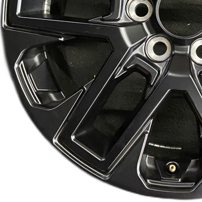 20" SEQUOIA 23-24 20x8 open spoke 6 spoke matte black Original OEM Wheel Rim - Back View