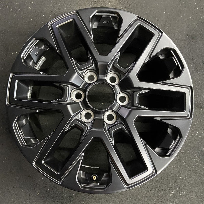 20" SEQUOIA 23-24 20x8 open spoke 6 spoke matte black Original OEM Wheel Rim - Additional View
