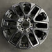 20" SEQUOIA 23-24 20x8 open spoke 6 spoke matte black Original OEM Wheel Rim - Additional View