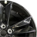 18" MUSTANG 24 18x8.5 5 split spoke Original OEM Wheel Rim - Side Profile