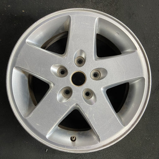 17" WRANGLER 07-08 17x7.5 silver Original OEM Wheel Rim - Front View