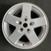 17" WRANGLER 07-08 17x7.5 silver Original OEM Wheel Rim - Front View