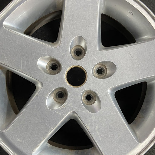 17" WRANGLER 07-08 17x7.5 silver Original OEM Wheel Rim - Angle View