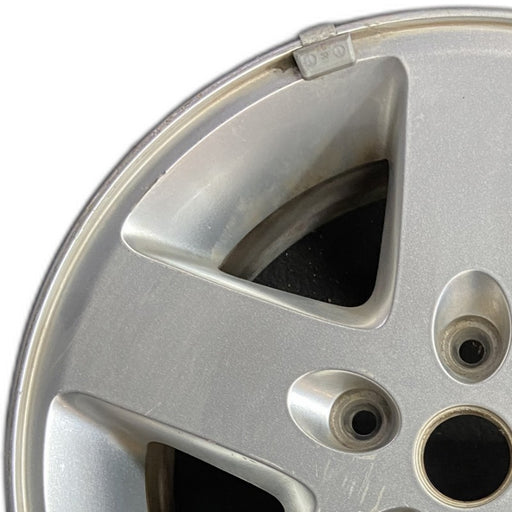 17" WRANGLER 07-08 17x7.5 silver Original OEM Wheel Rim - Angle View