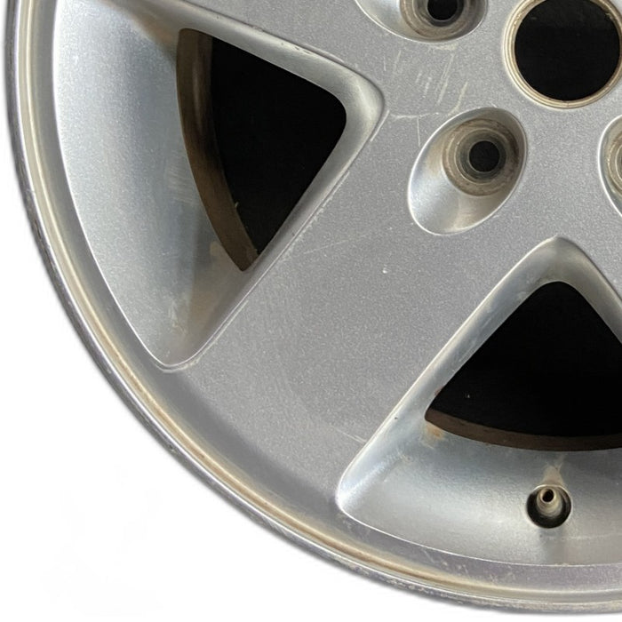 17" WRANGLER 07-08 17x7.5 silver Original OEM Wheel Rim - Back View