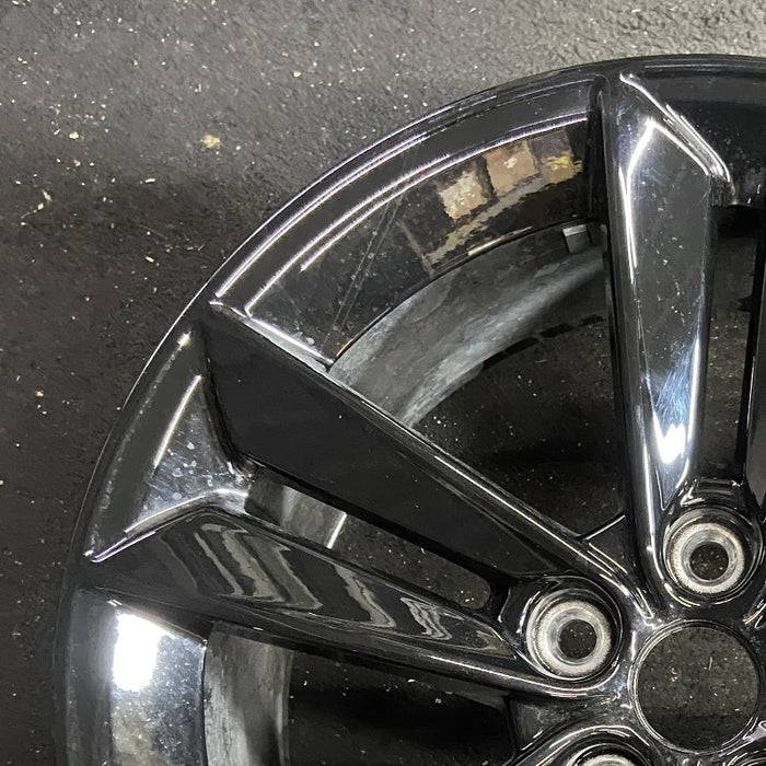 18" MUSTANG 24 18x8.5 5 split spoke Original OEM Wheel Rim - Side Profile