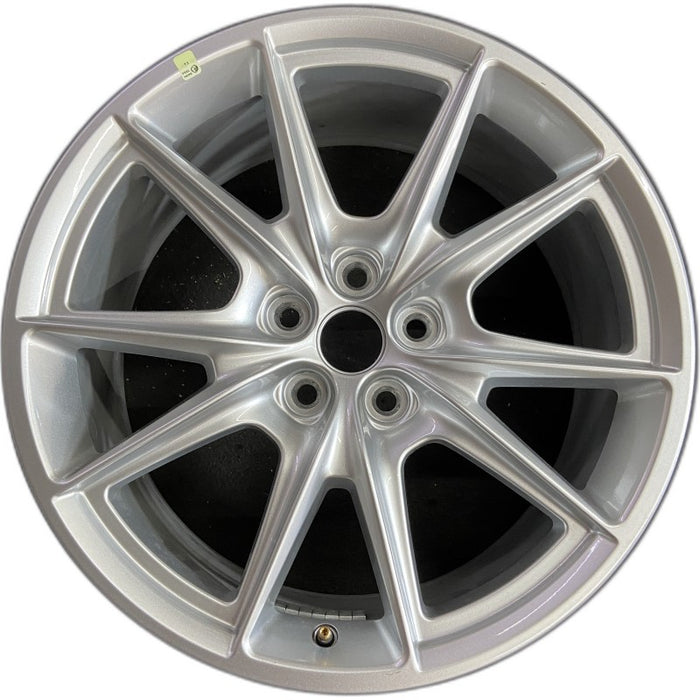 19" MUSTANG 24 19x8.5 5 spoke V spoke Original OEM Wheel Rim - Front View