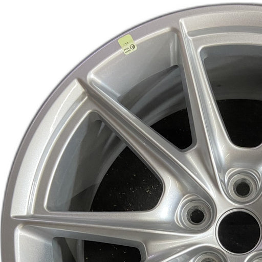 19" MUSTANG 24 19x8.5 5 spoke V spoke Original OEM Wheel Rim - Angle View