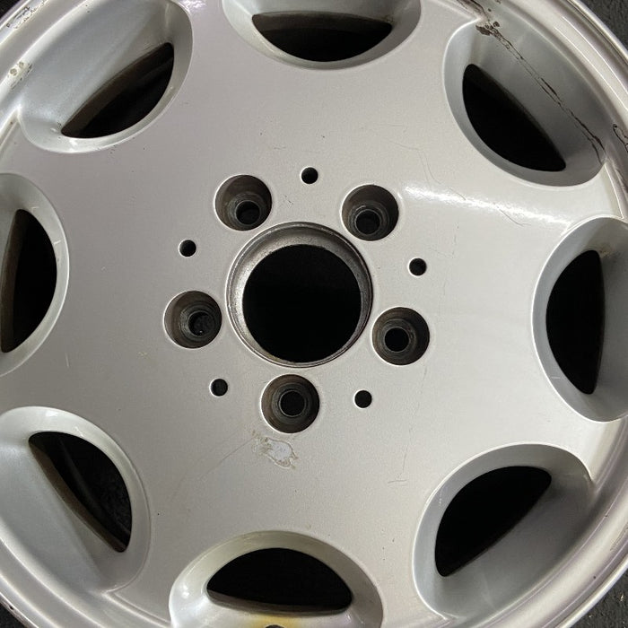 15" MERCEDES C-CLASS 94 202 Type; C280 15x6.5 alloy 8 hole Original OEM Wheel - Angle View