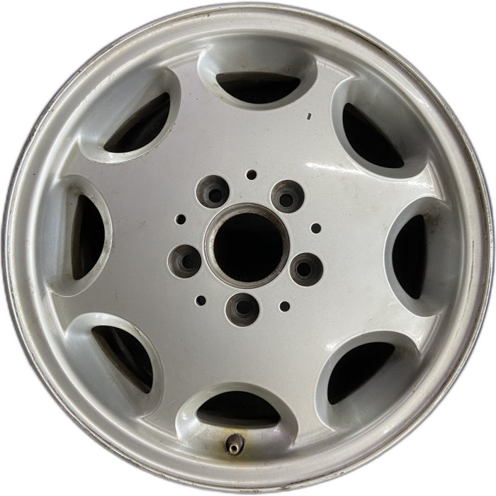 15" MERCEDES C-CLASS 94 202 Type; C280 15x6.5 alloy 8 hole Original OEM Wheel - Front View