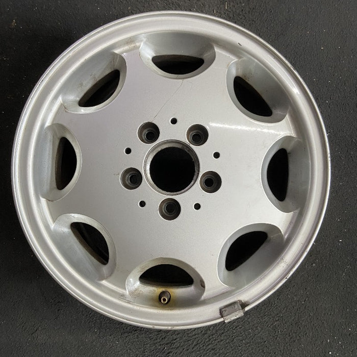 15" MERCEDES C-CLASS 94 202 Type; C280 15x6.5 alloy 8 hole Original OEM Wheel - Front View