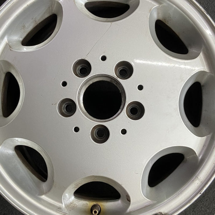 15" MERCEDES C-CLASS 94 202 Type; C280 15x6.5 alloy 8 hole Original OEM Wheel - Angle View