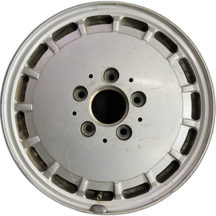 14" MERCEDES 190 84 201 Type; 14x5 alloy Original OEM Wheel Rim - Front View