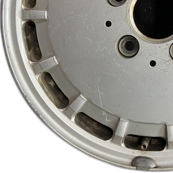 14" MERCEDES 190 84 201 Type; 14x5 alloy Original OEM Wheel Rim - Back View