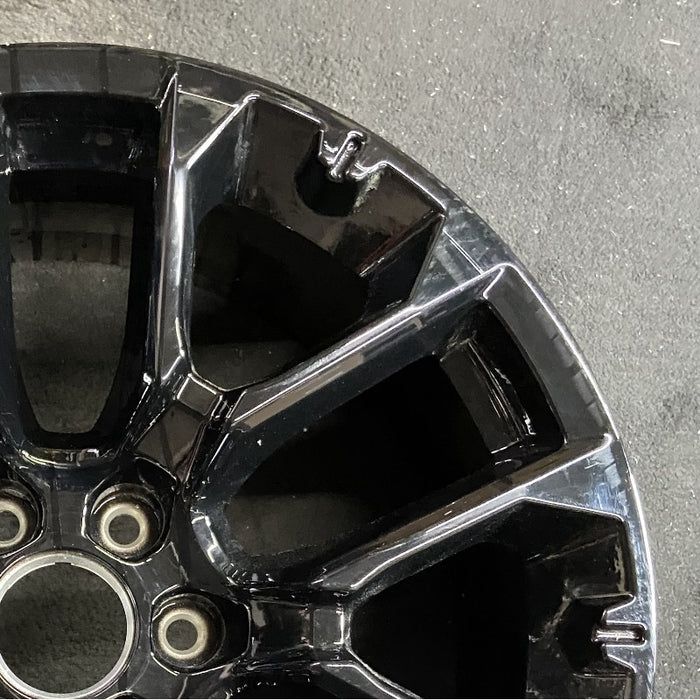 22" SIERRA 1500 PICKUP 22 22x9 12 spoke opt SRV Original OEM Wheel Rim - Close-Up Detail