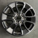 20" SEQUOIA 24 20x8 6 Y spoke black TRD off- Original OEM Wheel Rim - Front View
