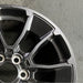 20" SEQUOIA 24 20x8 6 Y spoke black TRD off- Original OEM Wheel Rim - Close-Up Detail