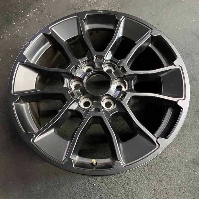 20" SEQUOIA 24 20x8 6 Y spoke black TRD off- Original OEM Wheel Rim - View 7