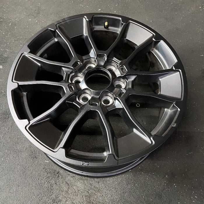 20" SEQUOIA 24 20x8 6 Y spoke black TRD off- Original OEM Wheel Rim - View 8