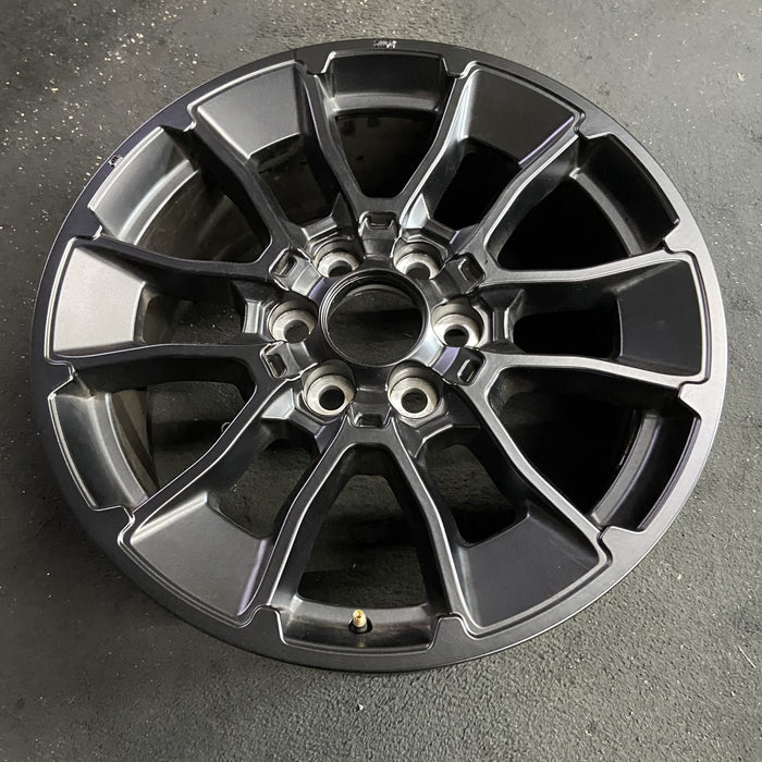20" SEQUOIA 24 20x8, 6 Y spoke, black Original OEM Wheel Rim - Side Profile