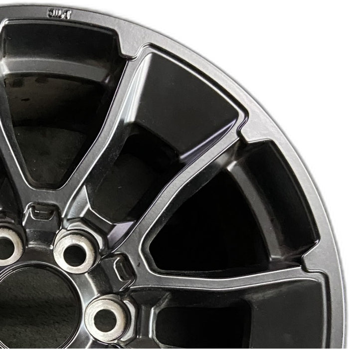20" SEQUOIA 24 20x8 6 Y spoke black TRD off- Original OEM Wheel Rim - Side Profile