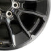 20" SEQUOIA 24 20x8 6 Y spoke black TRD off- Original OEM Wheel Rim - Close-Up Detail