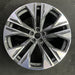 22" Q8 24 22x10 5 double spoke Original OEM Wheel Rim - Front View