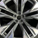22" Q8 24 22x10 5 double spoke Original OEM Wheel Rim - Angle View