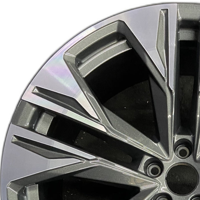 22" Q8 24 22x10 5 double spoke Original OEM Wheel Rim - Angle View