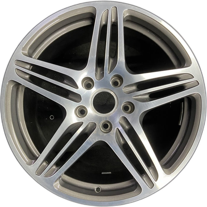 19" PORSCHE 911 07-08 997 model 19x8.5 5 triple spoke Original OEM Wheel Rim - Front View