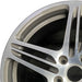 19" PORSCHE 911 07-08 997 model 19x8.5 5 triple spoke Original OEM Wheel Rim - Angle View