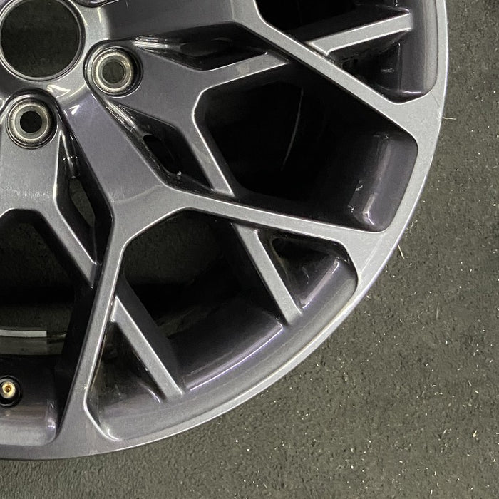 21" GRAND CHEROKEE 23-24 21x9 10 spoke Y spoke Original OEM Wheel Rim - Back View