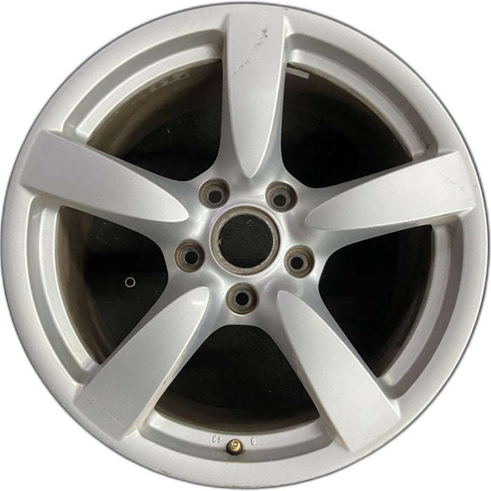 18" PORSCHE BOXSTER 08 18x9 5 spoke w/o black finish Original OEM Wheel Rim - Front View