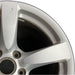 18" PORSCHE BOXSTER 08 18x9 5 spoke w/o black finish Original OEM Wheel Rim - Side Profile