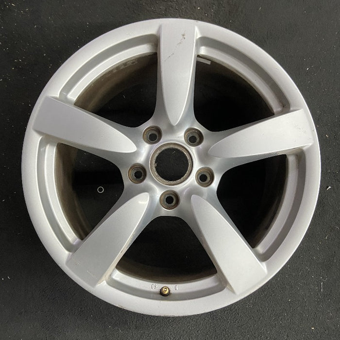 18" PORSCHE BOXSTER 08 18x9 5 spoke w/o black finish Original OEM Wheel Rim - Additional View