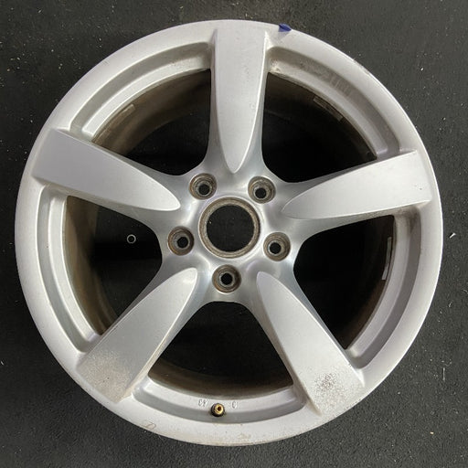 18" PORSCHE BOXSTER 08 18x9 5 spoke w/o black finish Original OEM Wheel Rim - Front View