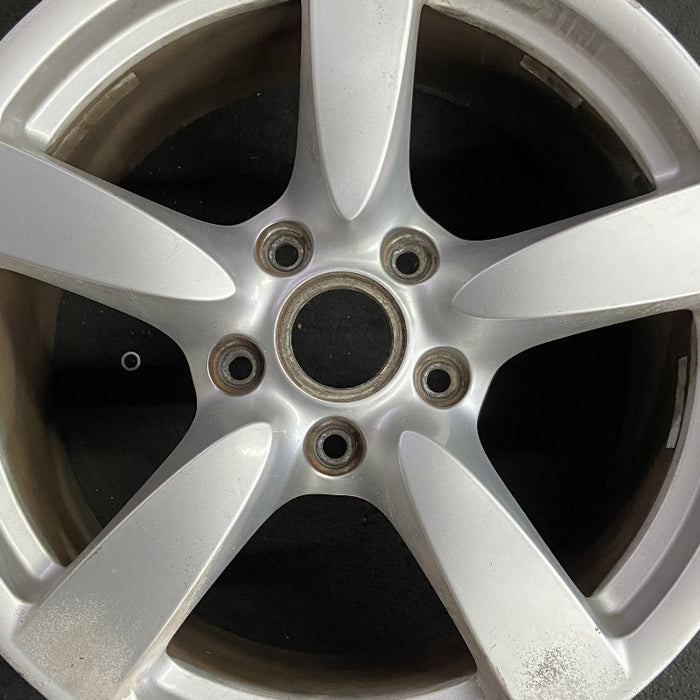 18" PORSCHE BOXSTER 08 18x9 5 spoke w/o black finish Original OEM Wheel Rim - Angle View