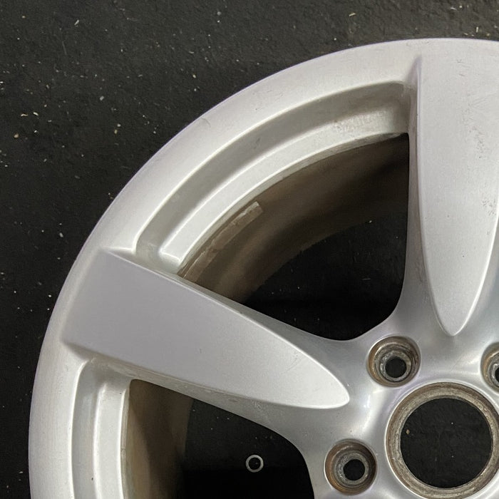 18" PORSCHE BOXSTER 08 18x9 5 spoke w/o black finish Original OEM Wheel Rim - Side Profile